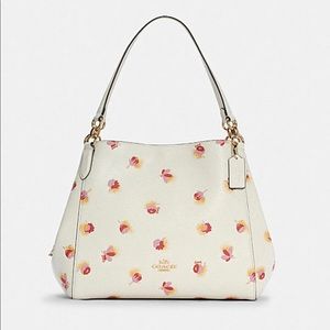 Coach Hallie Shoulder Bag With Pop Floral Print